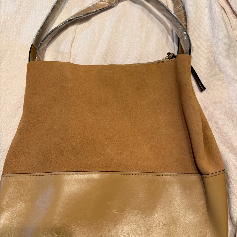 Rag & Bone Tan Leather Tote Bag - Picture 3 of 6